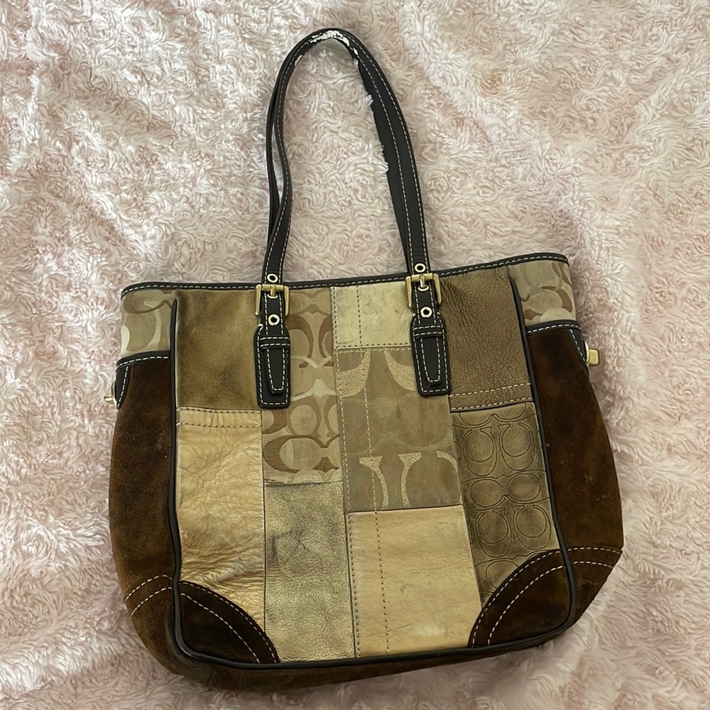 **SALE** Vintage Patchwork Coach Bag